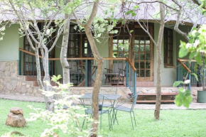Twin bed lodge on natural African bush - 2111